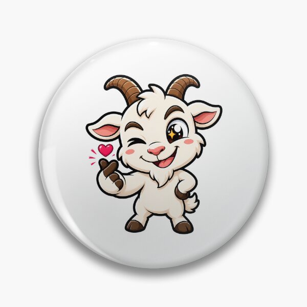 Item preview, The little goat made a heart shape. designed and sold by THITIMON2527.