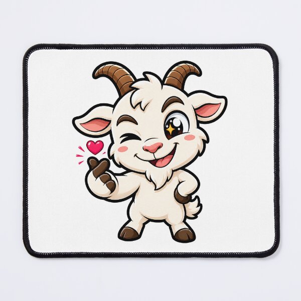 Item preview, The little goat made a heart shape. designed and sold by THITIMON2527.