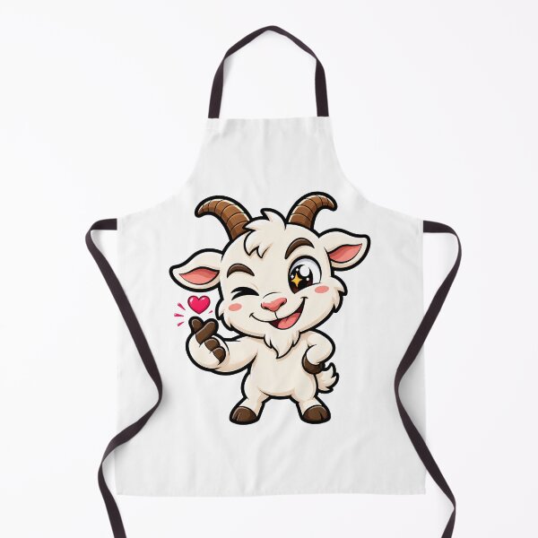 Item preview, The little goat made a heart shape. designed and sold by THITIMON2527.