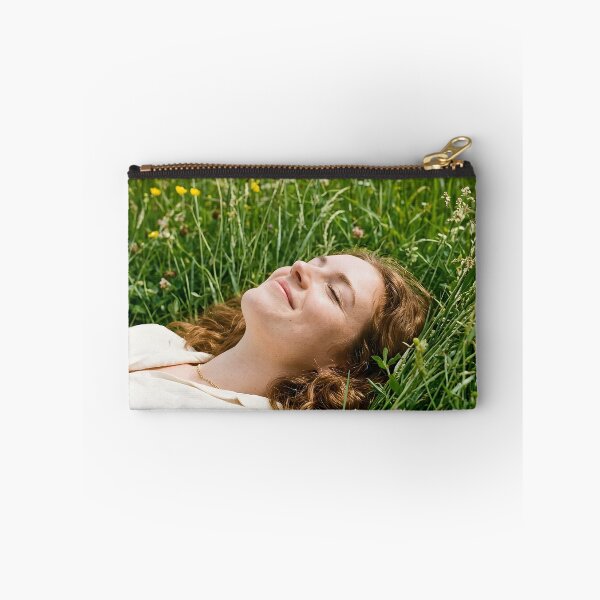 Item preview, A woman relaxing in a peaceful meadow designed and sold by homydesign.