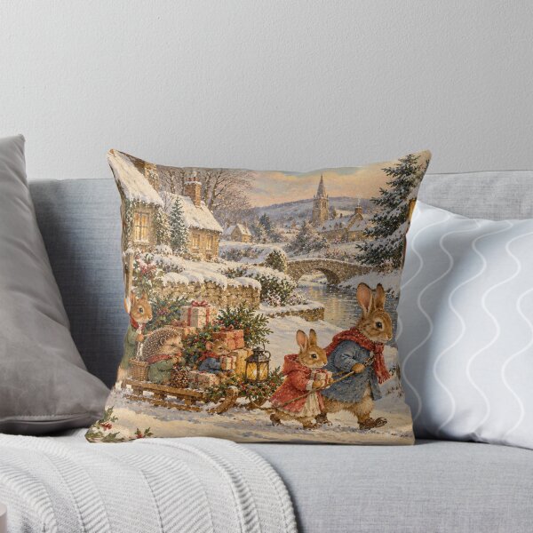 Item preview, Snowy Journey Beatrix Potter Vintage Print  designed and sold by Blue  Robin.
