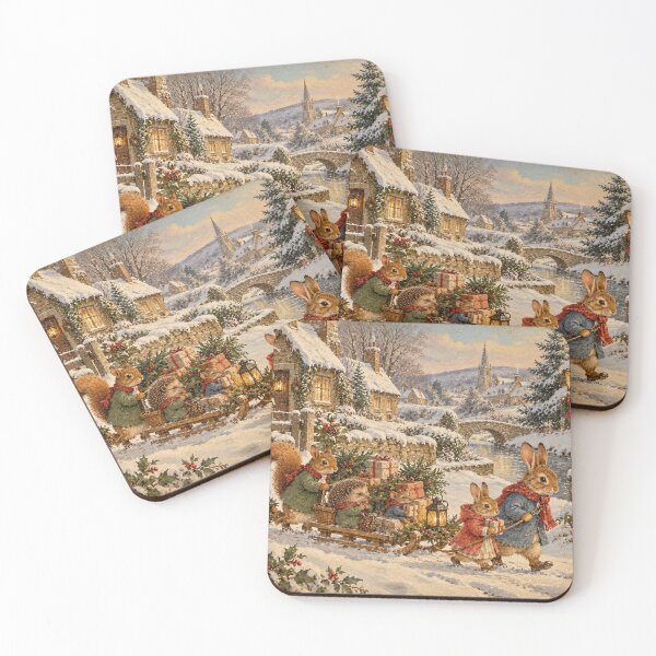 Item preview, Viaje nevado, lámina vintage de Beatrix Potter designed and sold by Blue Robin.