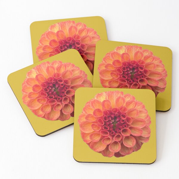Item preview, Red-Gold Dahlia designed and sold by Dutch Flower Lady.