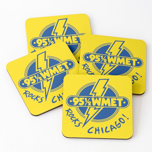 Item preview, Defunct WMET 95 1/2 Chicago Classic Rock Radio Station designed and sold by darklordpug.