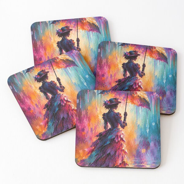 Item preview, The Velvet Cloudburst Impressionist Rain Wall Art Print designed and sold by Joey Santiago.