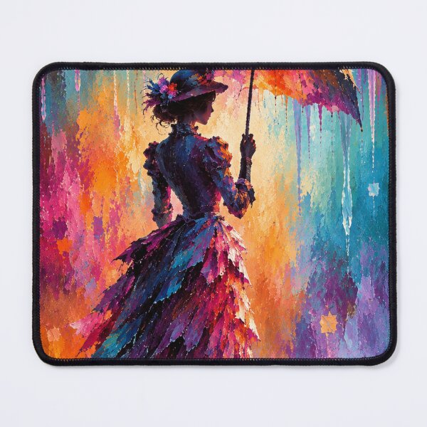 Item preview, The Velvet Cloudburst Impressionist Rain Wall Art Print designed and sold by Joey Santiago.