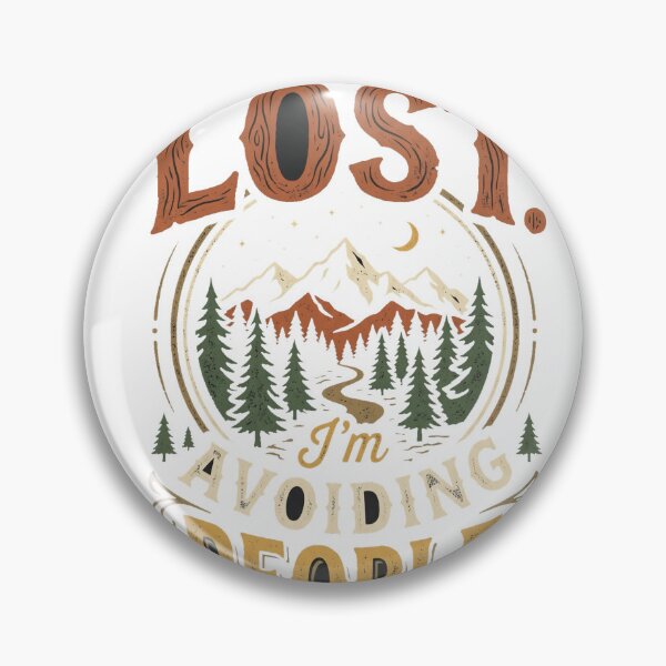Item preview, I'm Not Lost I'm Avoiding People Funny Hiking T-Shirt designed and sold by FitEnvy.