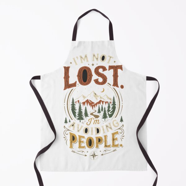 Item preview, I'm Not Lost I'm Avoiding People Funny Hiking T-Shirt designed and sold by FitEnvy.
