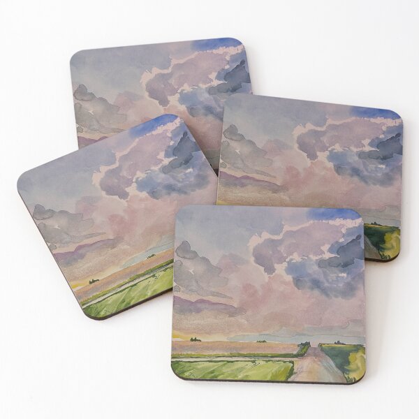 Item preview, Sunset Farmland  designed and sold by Crayonbreaking Art, LLC.