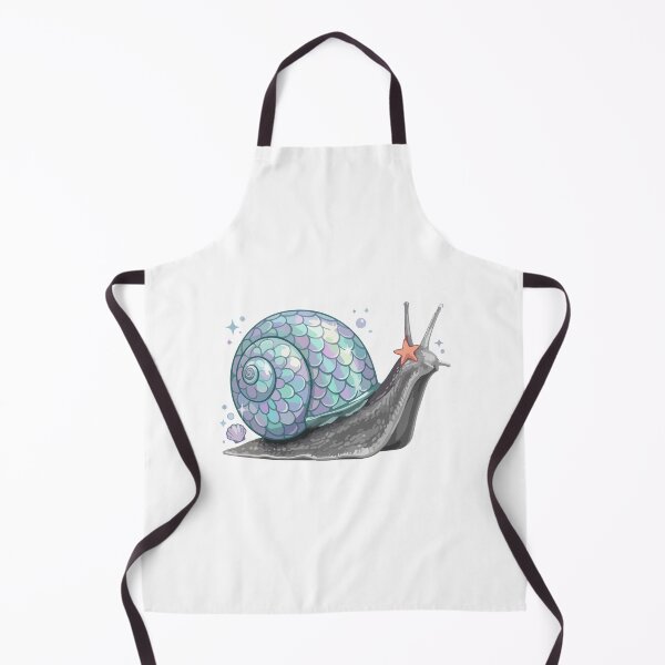 Item preview, Disco Snail - cute silver aqua disco snail designed and sold by Prtina.