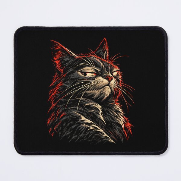Item preview, Side Eye Cat designed and sold by Pandaburba.