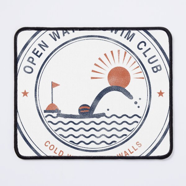 Item preview, Open Water Swim Club Badge — Vintage Triathlon Swimmer Shirt designed and sold by Type2SupplyCo.