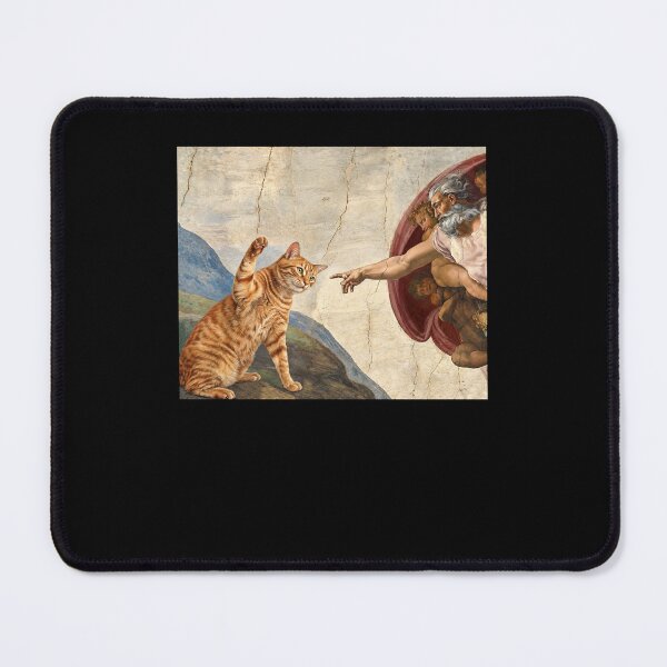 Item preview,  The Creation of Cat Meme designed and sold by ellapaintcoast.