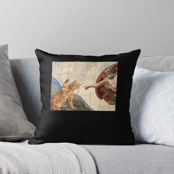 Aperçu de l'œuvre La création du mème du chat créée et vendue par ellapaintcoast.