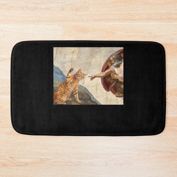 Item preview,  The Creation of Cat Meme designed and sold by ellapaintcoast.