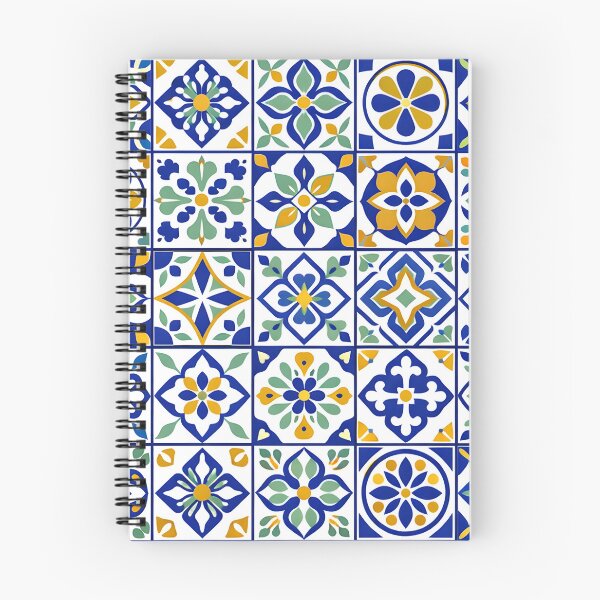 Item preview, Seamless Mediterranean ceramic azulejo tile pattern background designed and sold by homydesign.