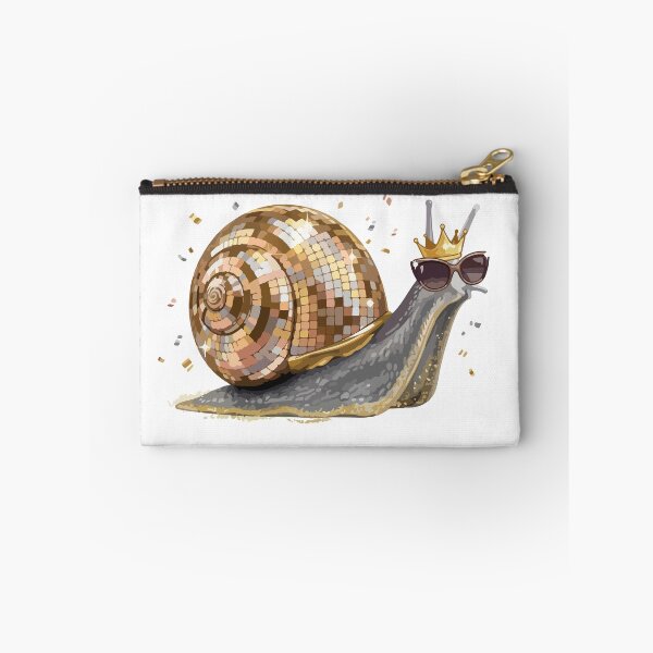 Item preview, boogie Disco Snail - cute silver disco snail  designed and sold by Prtina.