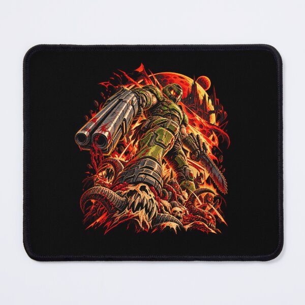 Item preview, Doom Slayer Rip and Tear designed and sold by Pandaburba.
