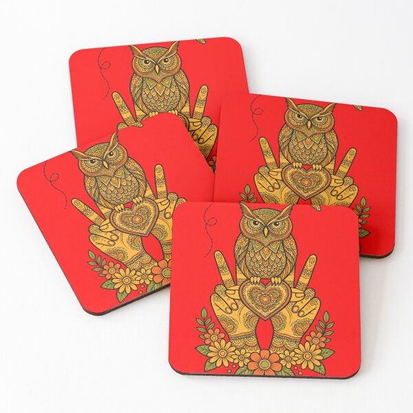 Item preview, Wise Heart, Free Spirit – Boho Owl & Peace designed and sold by JanRizz.