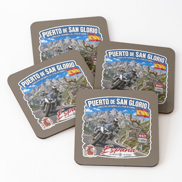 Item preview, Puerto de San Glorio Picos de Europa Spain Espana Motorcycle Sticker TShirt 07 designed and sold by OuterShellUK.