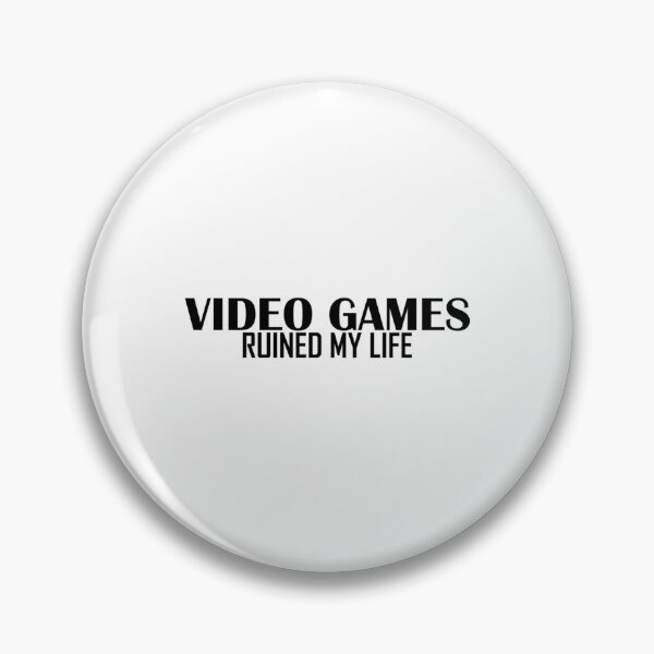 Item preview, Video Games Ruined My Life designed and sold by riyao-rourke.
