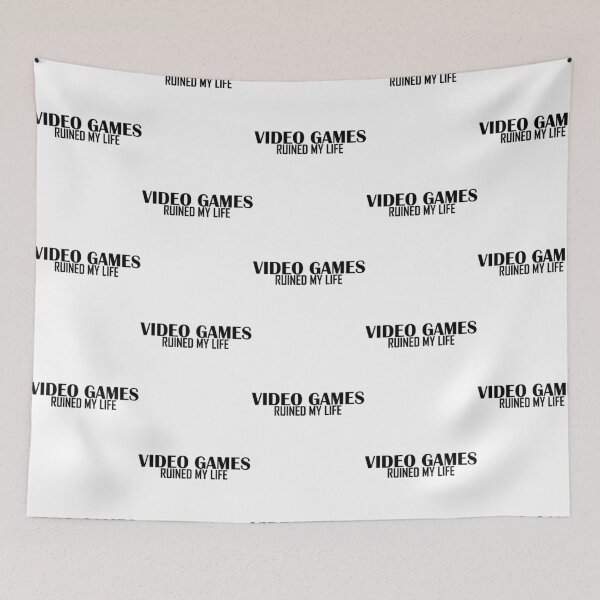 Item preview, Video Games Ruined My Life designed and sold by riyao-rourke.