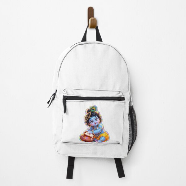 Item preview, Cute Baby Krishna Makhan Chor Sticker designed and sold by thenksticker.