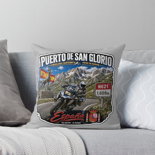 Item preview, Puerto de San Glorio Picos de Europa Spain Espana Motorcycle Sticker TShirt 08 designed and sold by OuterShellUK.
