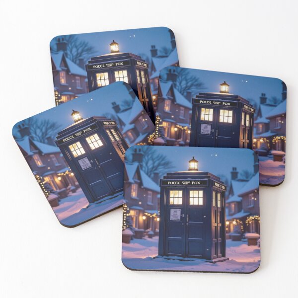 Item preview, Doctor Who Tardis Christmas designed and sold by Creepy Princess Creations.