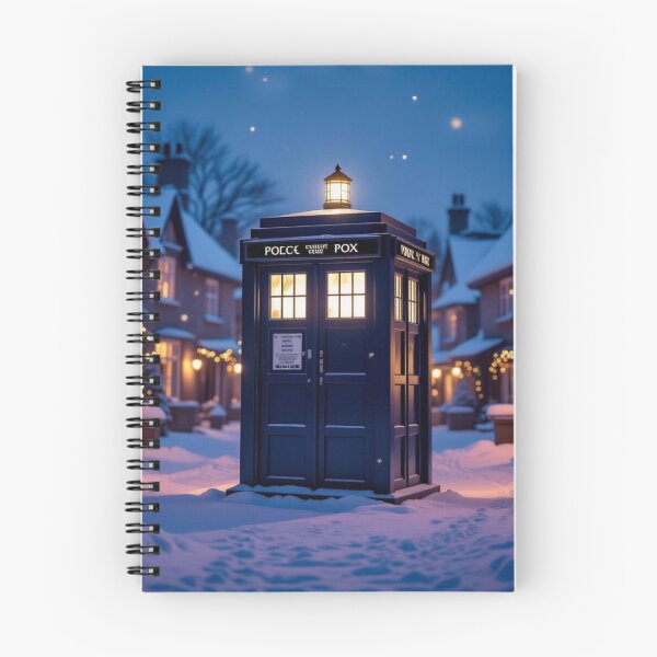 Item preview, Doctor Who Tardis Christmas designed and sold by Creepy Princess Creations.