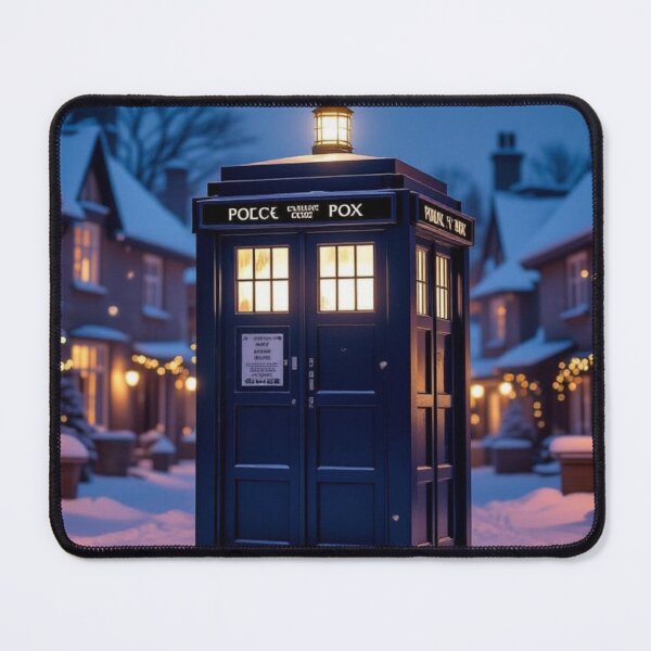Item preview, Doctor Who Tardis Christmas designed and sold by Creepy Princess Creations.