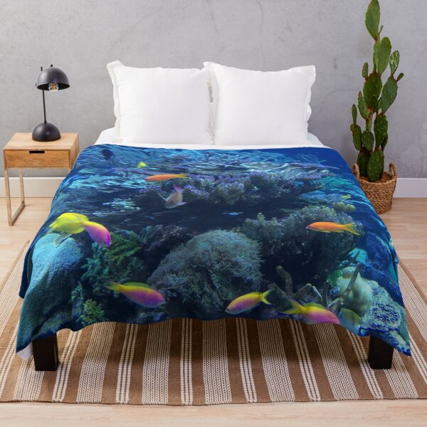 Item preview, Vibrant Tropical Fish Coral Reef Aquarium designed and sold by Luxxe87.