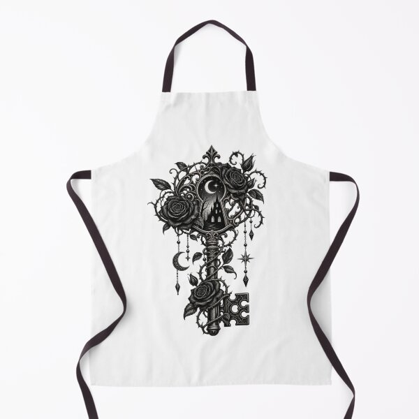 Item preview, Gothic Haunted Key Black Rose Moon Castle Halloween Design designed and sold by RAYOUS.