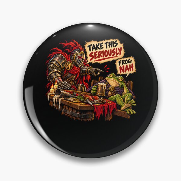 Item preview, Take This Seriously Frog Nah designed and sold by Pandaburba.