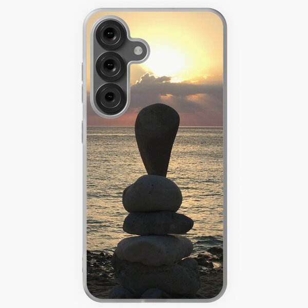 Item preview, Sunset in Cuba with balancing rocks designed and sold by SavingMemories.