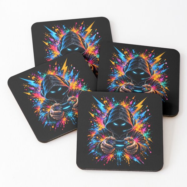 Item preview, Hooded Gamer Explosive Paint Splatter Gaming designed and sold by metalsnak.