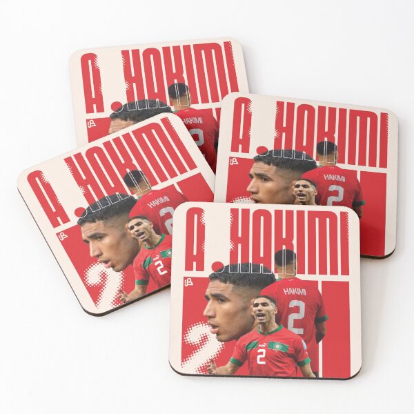 Item preview, Achraf Hakimi Football Club Original Custom Vintage Poster Wall Art designed and sold by Cool Robot Bro..