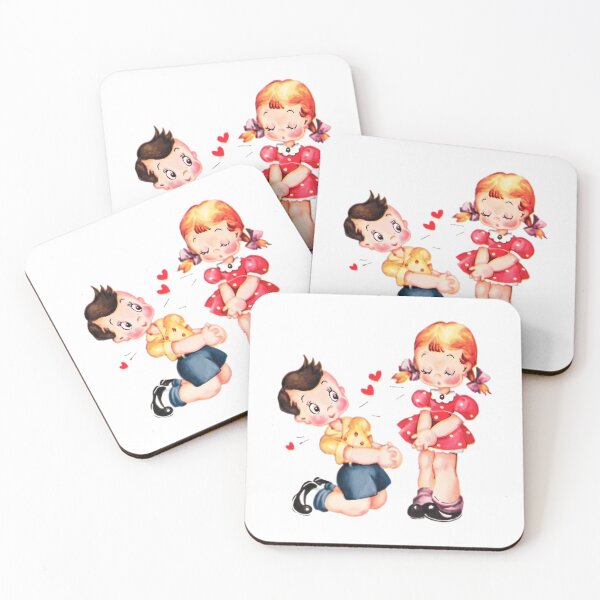 Item preview, Vintage Valentine With Boy And Girl designed and sold by riyao-rourke.