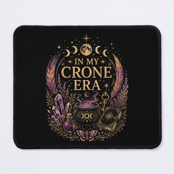 Item preview, In My Crone Era Witchy Gothic Botanical designed and sold by Blok45.