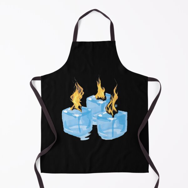 Item preview, Fire and Ice Elemental Contrast Abstract Design designed and sold by Flamesxheart.