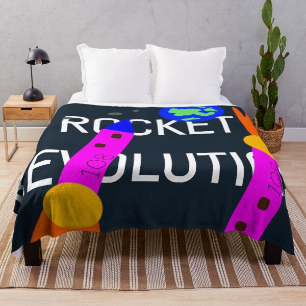 Item preview, Rocket Revolution Space Exploration Abstract Art designed and sold by AWADHESH CHAURASIA.