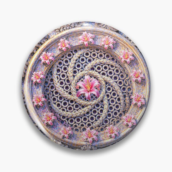 Item preview, FLOWERS ON THE CASTLE WALL, from the book "Floral Stories for the Kind" designed and sold by RiverDeeDesigns.