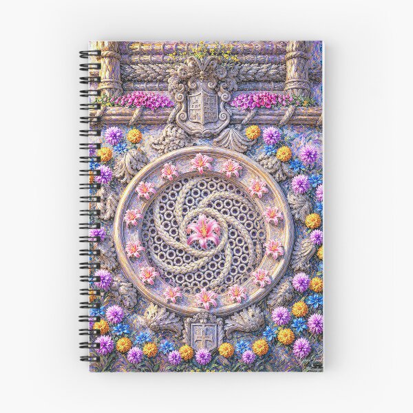 Item preview, FLOWERS ON THE CASTLE WALL, from the book "Floral Stories for the Kind" designed and sold by RiverDeeDesigns.
