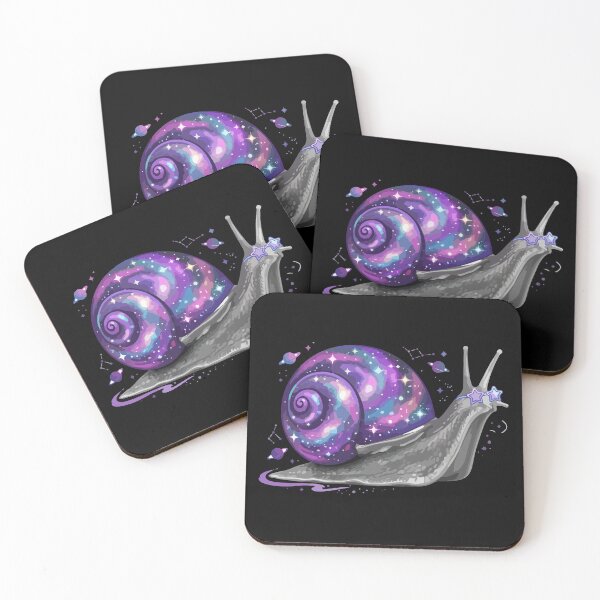 Item preview, Disco Snail Galaxy - cute silver disco snail  designed and sold by Prtina.