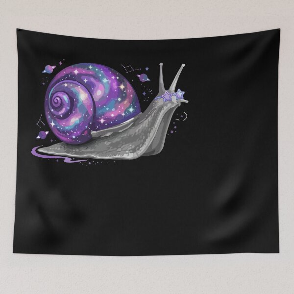 Item preview, Disco Snail Galaxy - cute silver disco snail  designed and sold by Prtina.