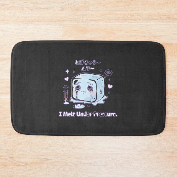 Item preview, Sad Ice Cube Melting Under Pressure Cute Kawaii Crying Ice Pun Illustration designed and sold by Flamesxheart.