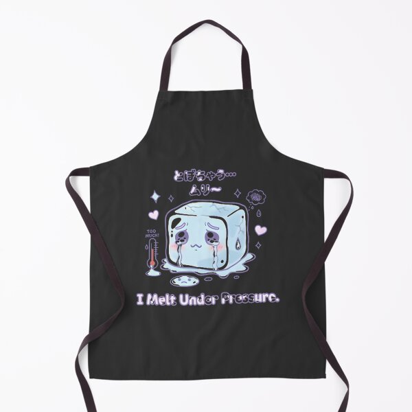 Item preview, Sad Ice Cube Melting Under Pressure Cute Kawaii Crying Ice Pun Illustration designed and sold by Flamesxheart.