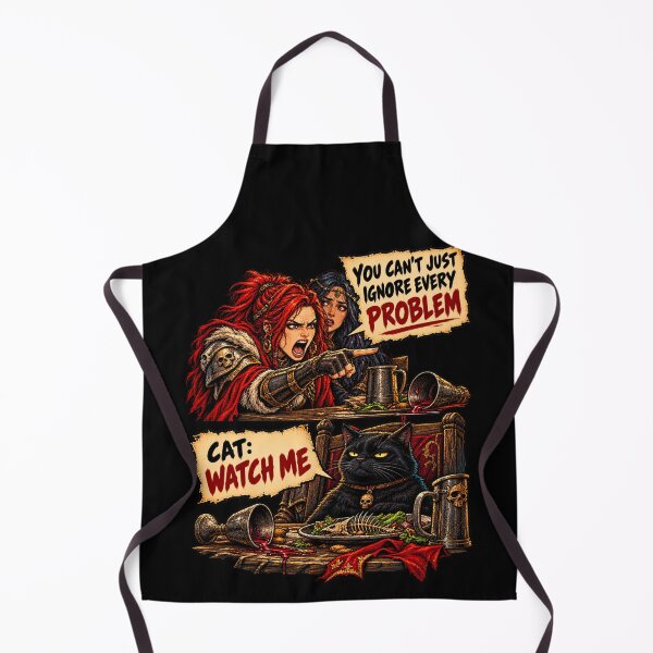 Item preview, You Can’t Ignore Every Problem Cat Watch Me designed and sold by Pandaburba.