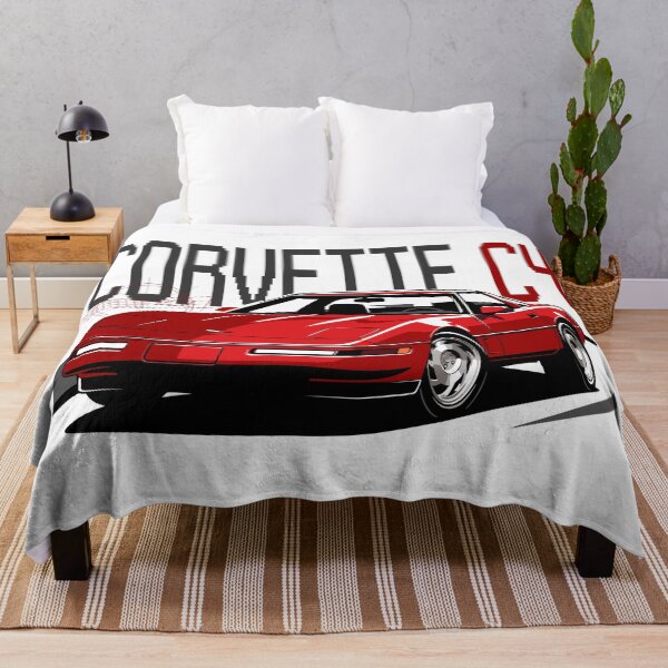 Item preview, Red C4 Corvette – Classic American Sports Car Illustration designed and sold by tupaffi.