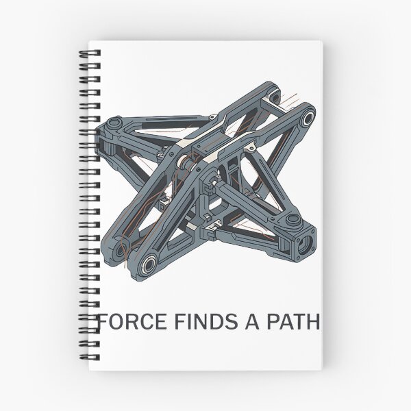 Item preview, Force Finds A Path Inspirational Mechanical Engineering Design Illustration designed and sold by dr3bdulbari87.